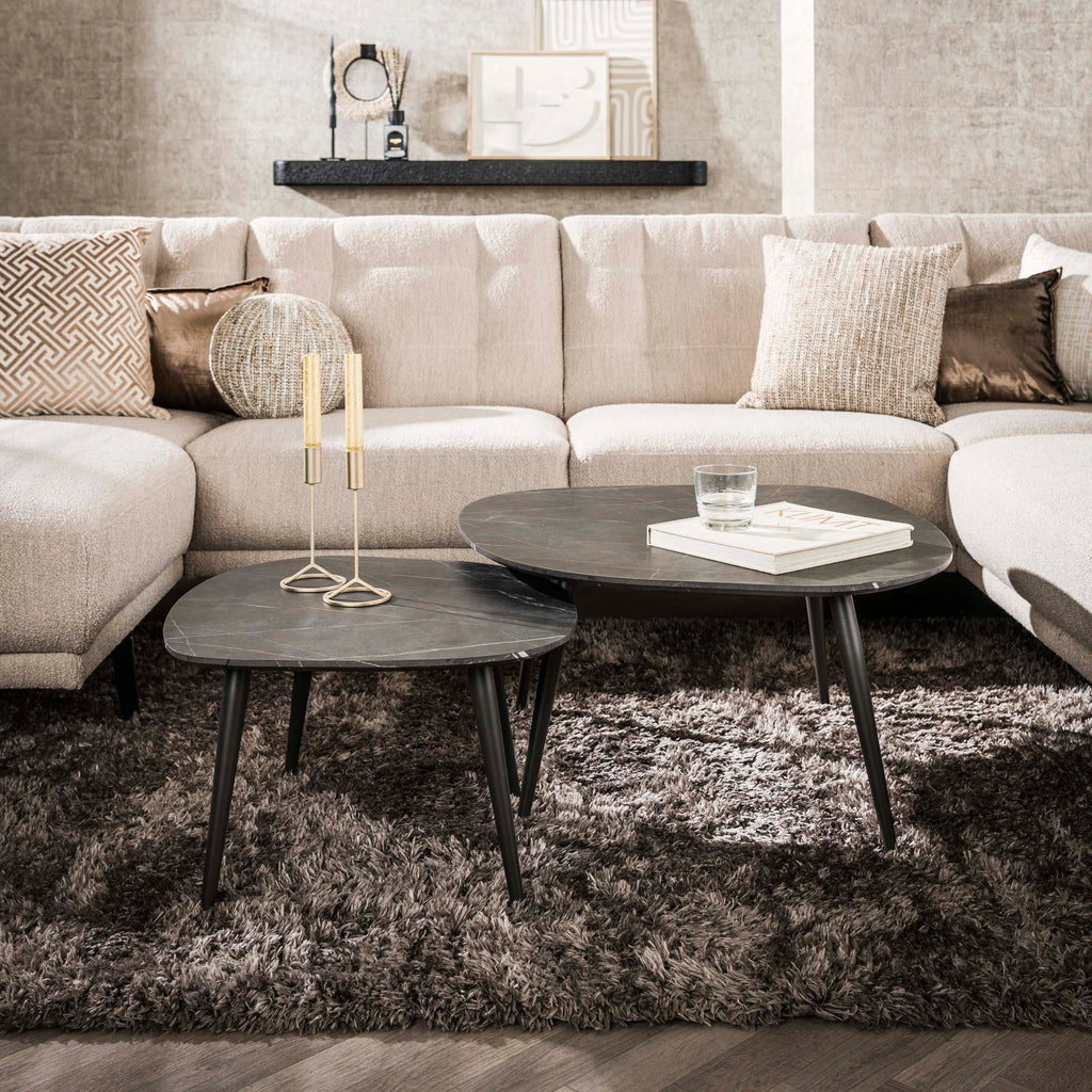 Couchtisch Onyx Rock 2er Set
