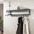 Garderobe Tenaro Kleiderstange und Hutablage 10 Haken