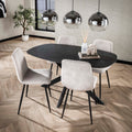 Esstisch Onyx Cross oval 150cm