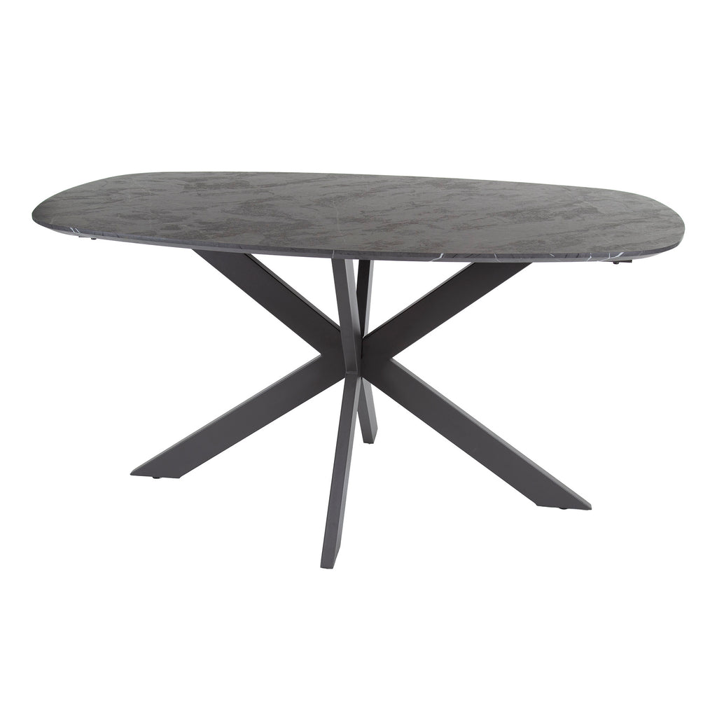 Esstisch Onyx Cross oval 150cm