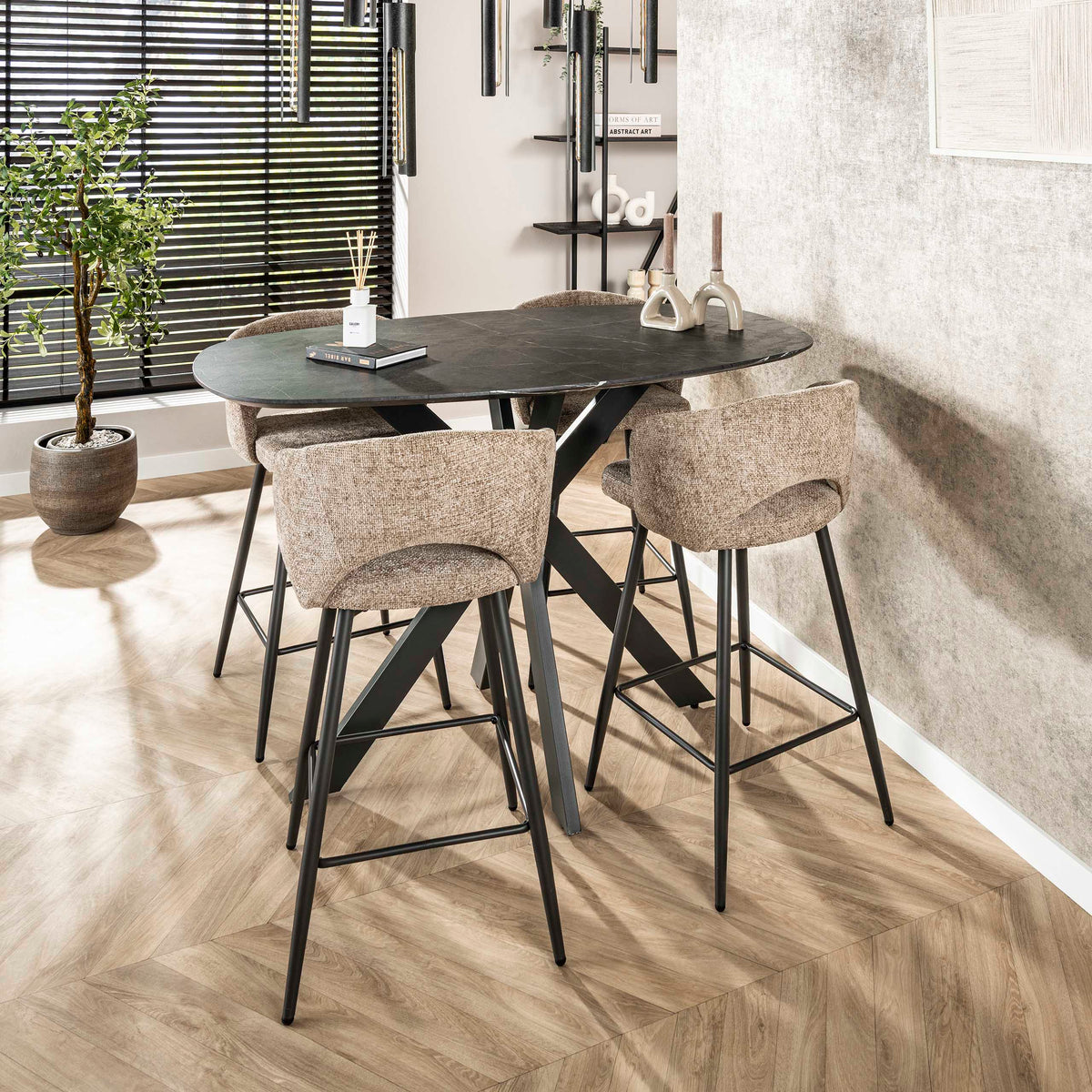 Bartisch Onyx Cross oval 140cm