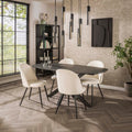 Onyx Cross Esstisch oval 180cm