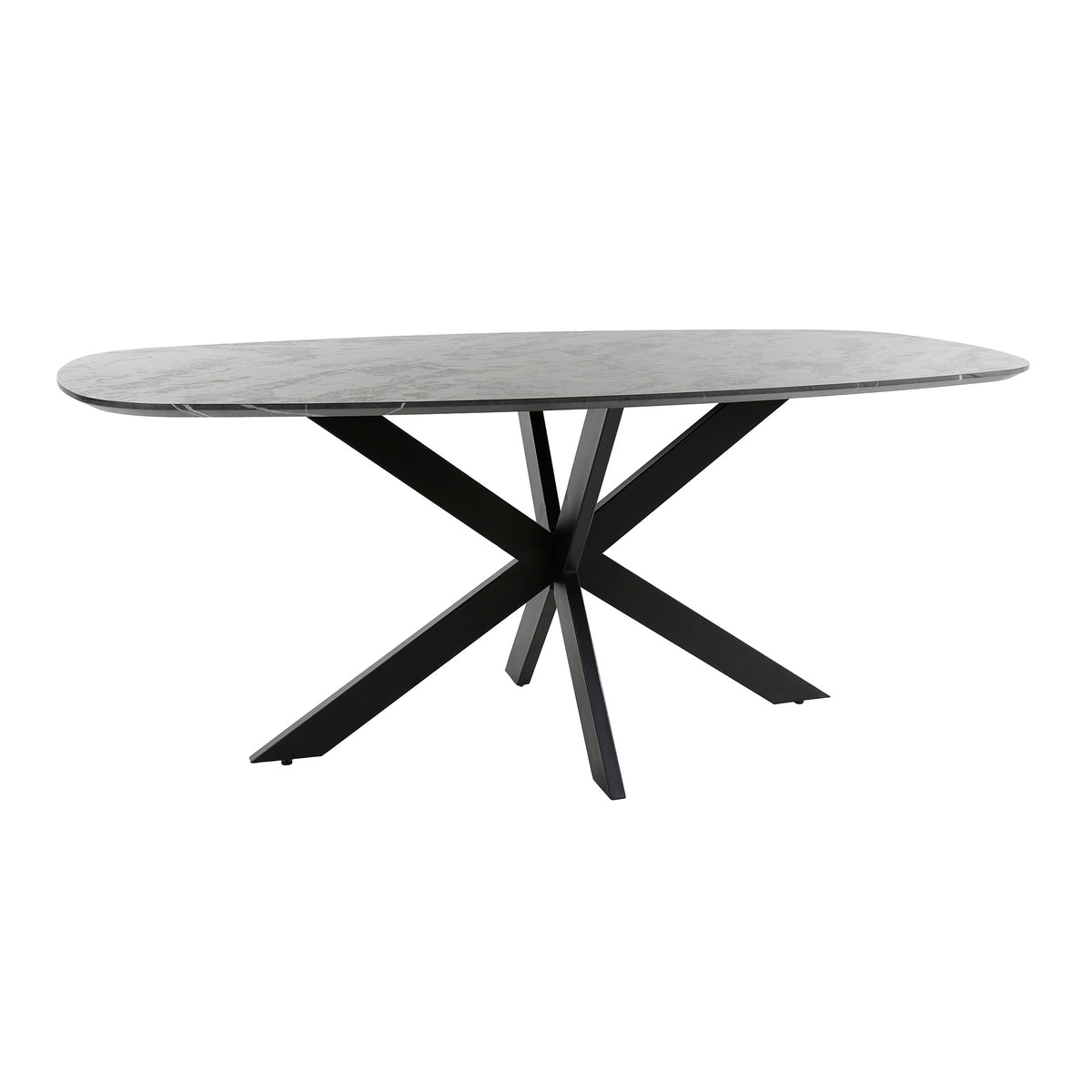 Onyx Cross Esstisch oval 180cm