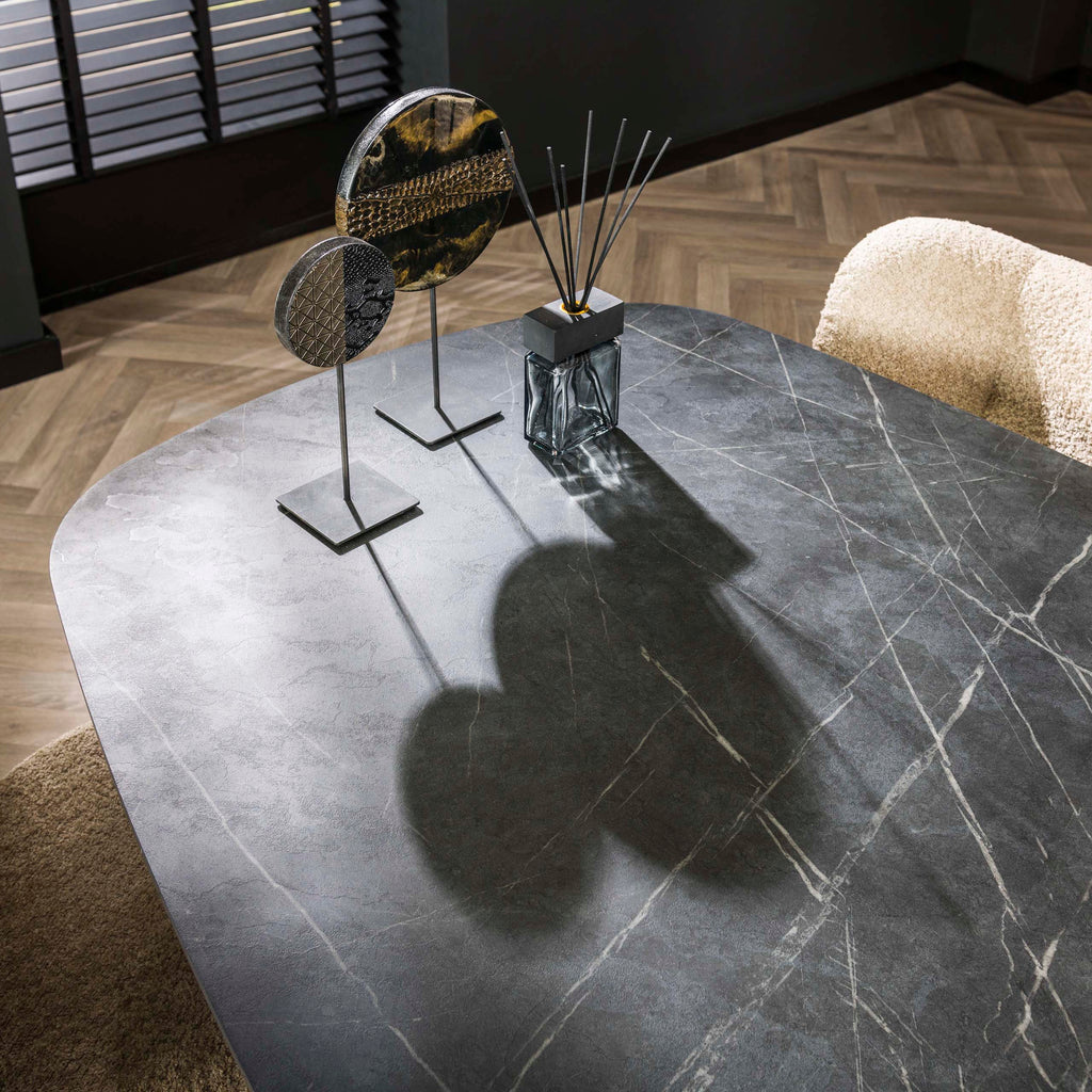Esstisch Onyx Cross oval 215cm