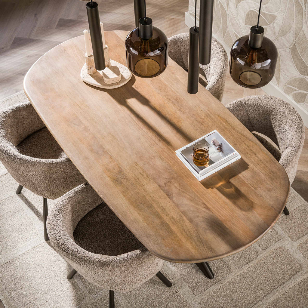 Esstisch Cliff oval 180cm