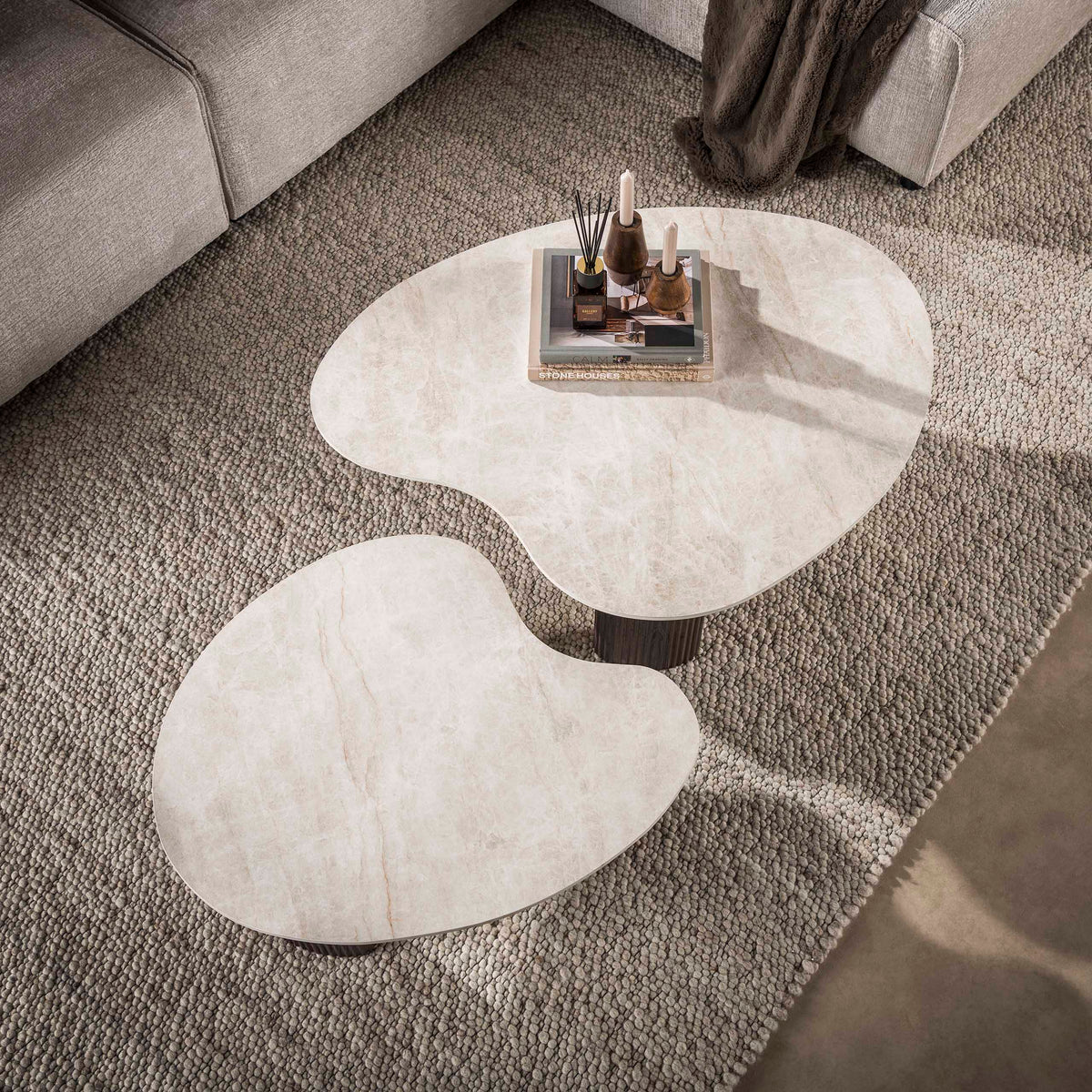 Couchtisch Ceramo aperto 2er Set