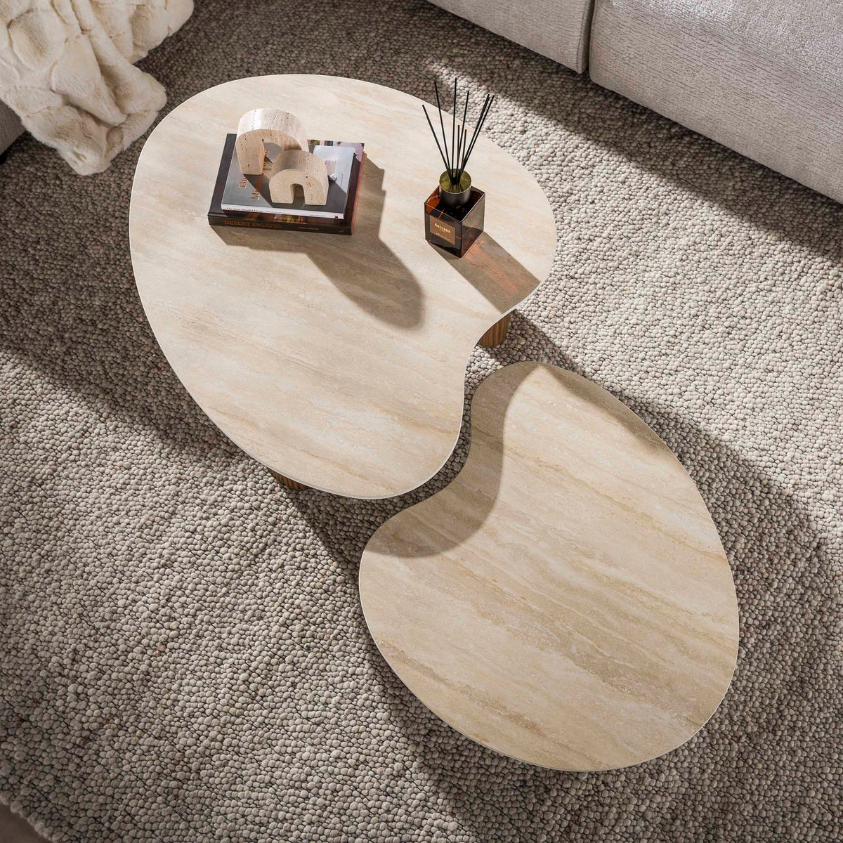 Couchtisch Ceramo aperto Set aus 2