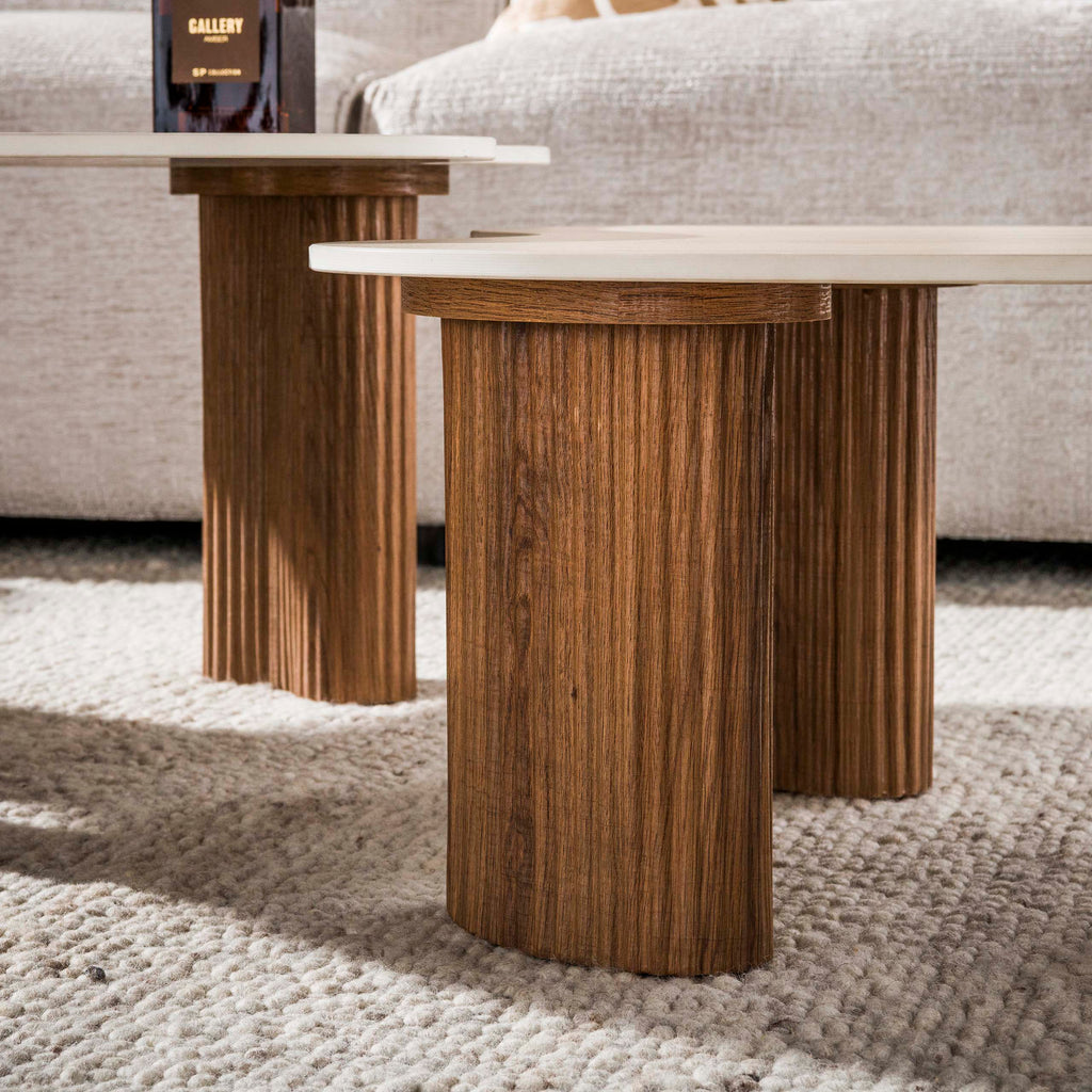 Couchtisch Ceramo aperto Set aus 2