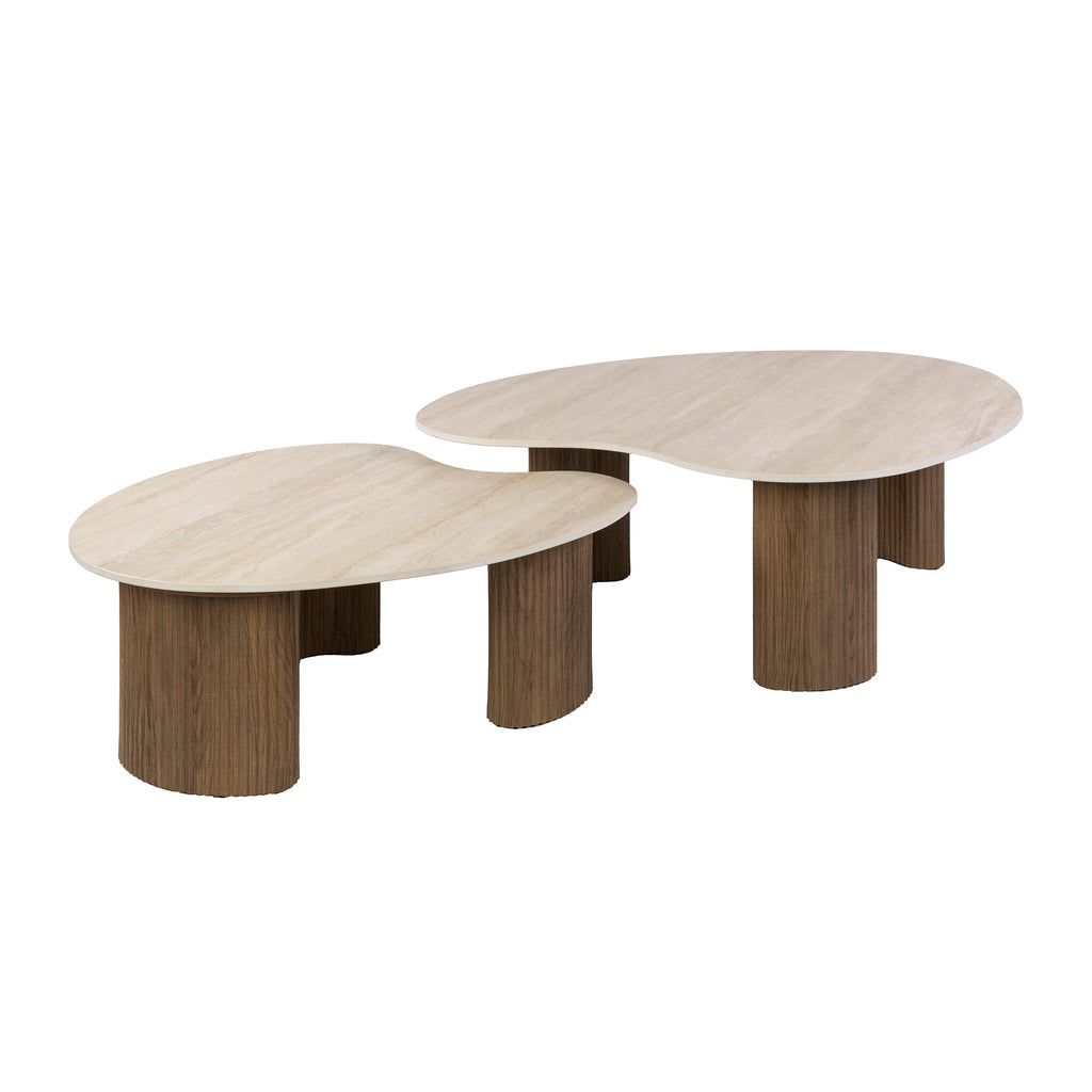 Couchtisch Ceramo aperto Set aus 2