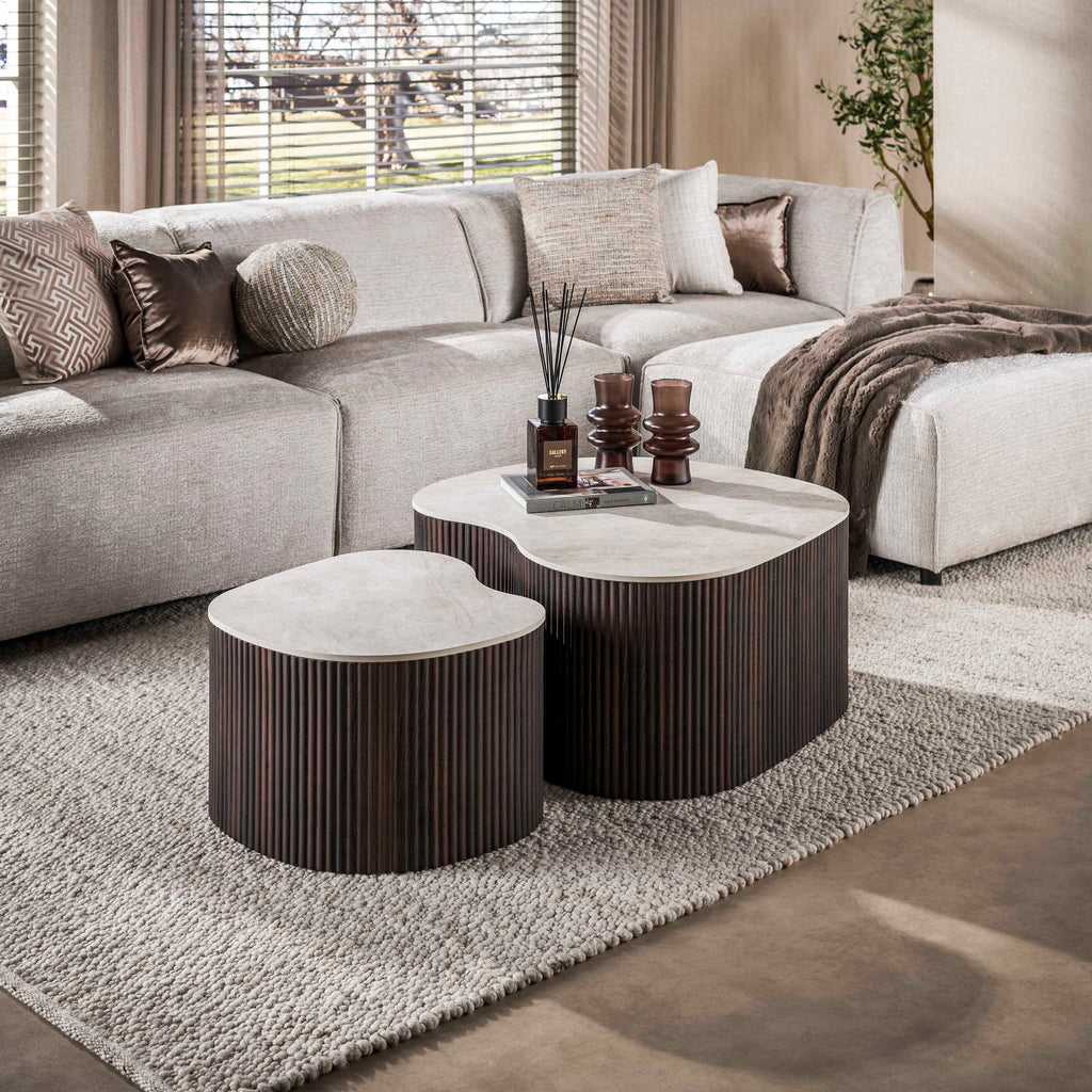 Couchtisch Ceramo medio 2er-Set