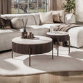 Couchtisch Ceramo Rund 2er Set