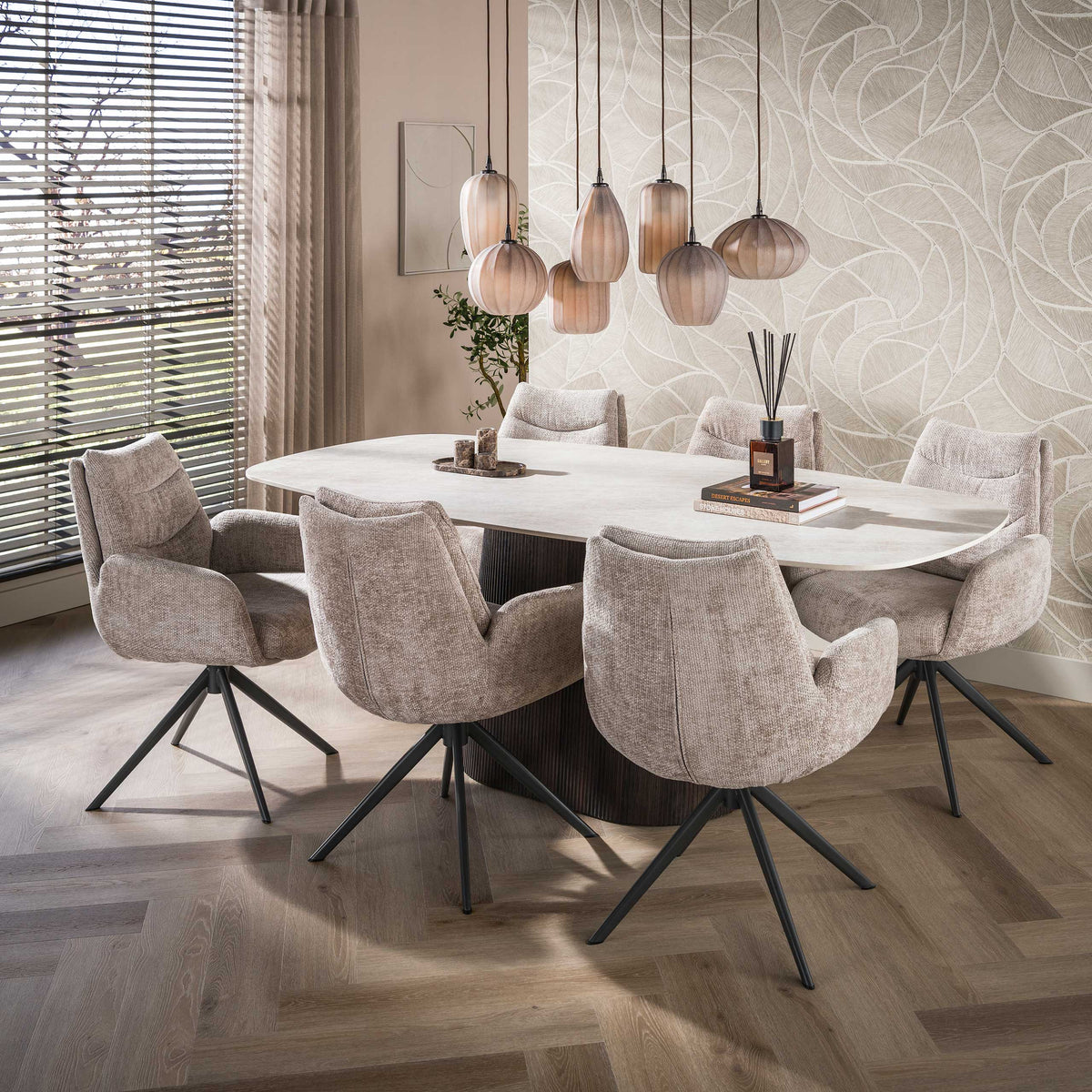 Dining table Ceramo Centro oval 215cm
