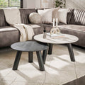 Couchtisch Twin rund 2er-Set