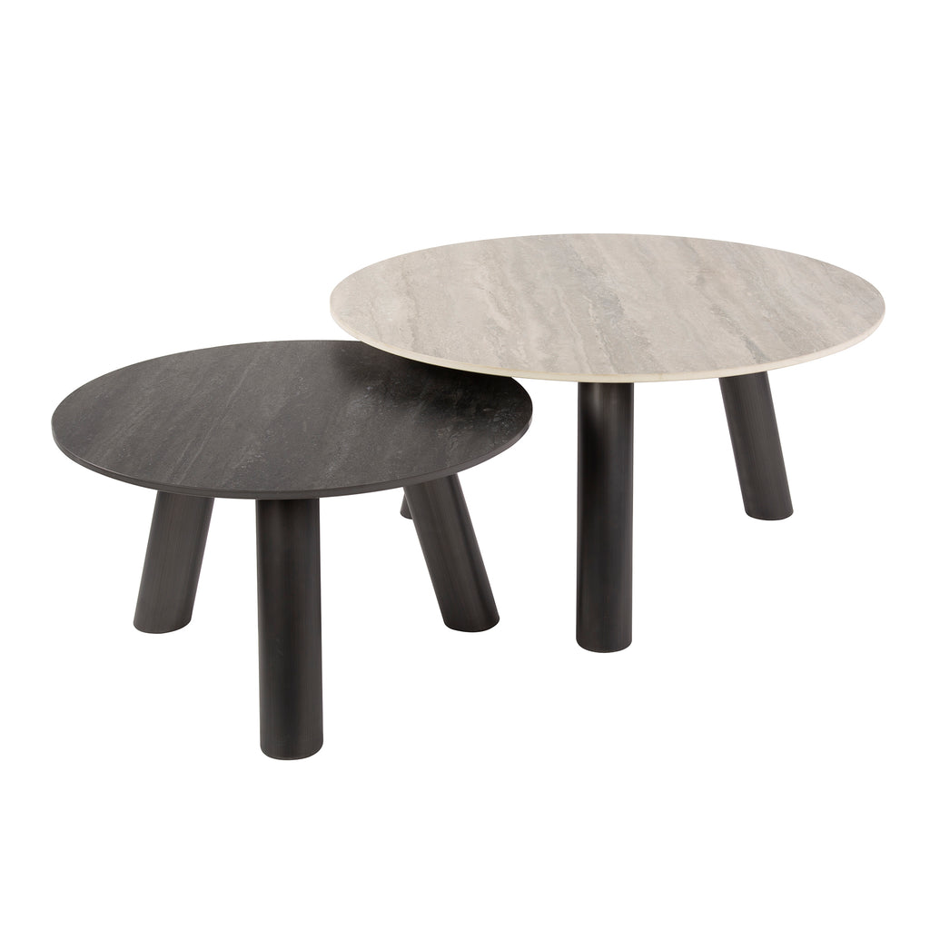 Couchtisch Twin rund 2er-Set
