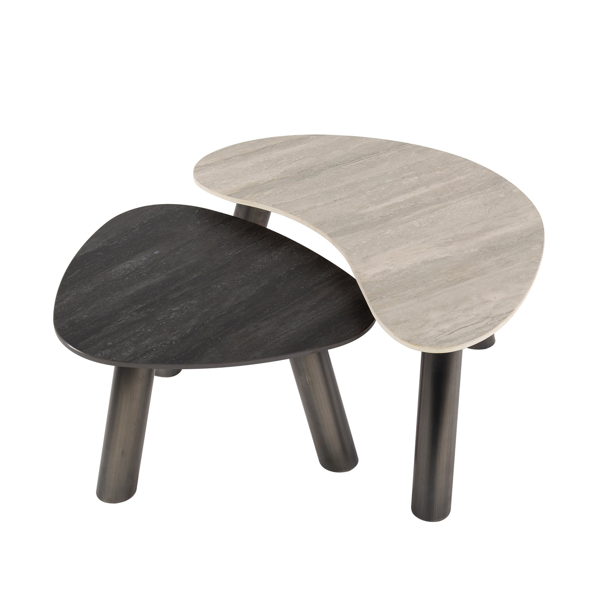 Couchtisch Twin organisch 2er-Set