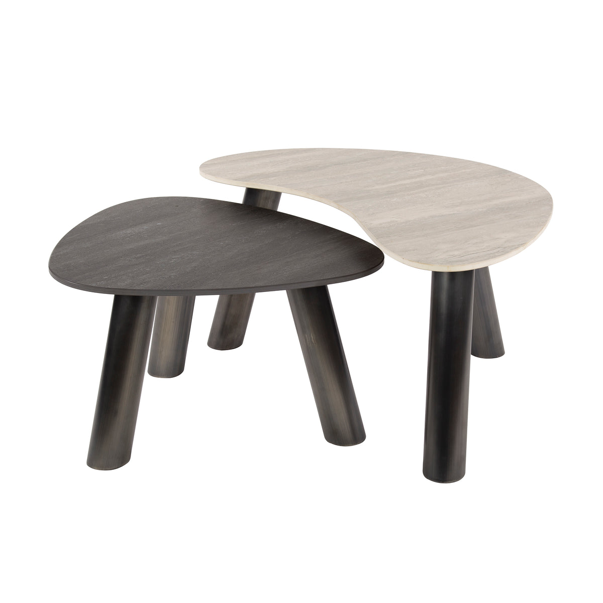 Couchtisch Twin organisch 2er-Set