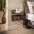 Floating bedside table Bend 1 drawer