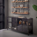 Sideboard Rift Metall 4 Türen