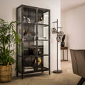 Vitrine Rift Metall 2 Türen