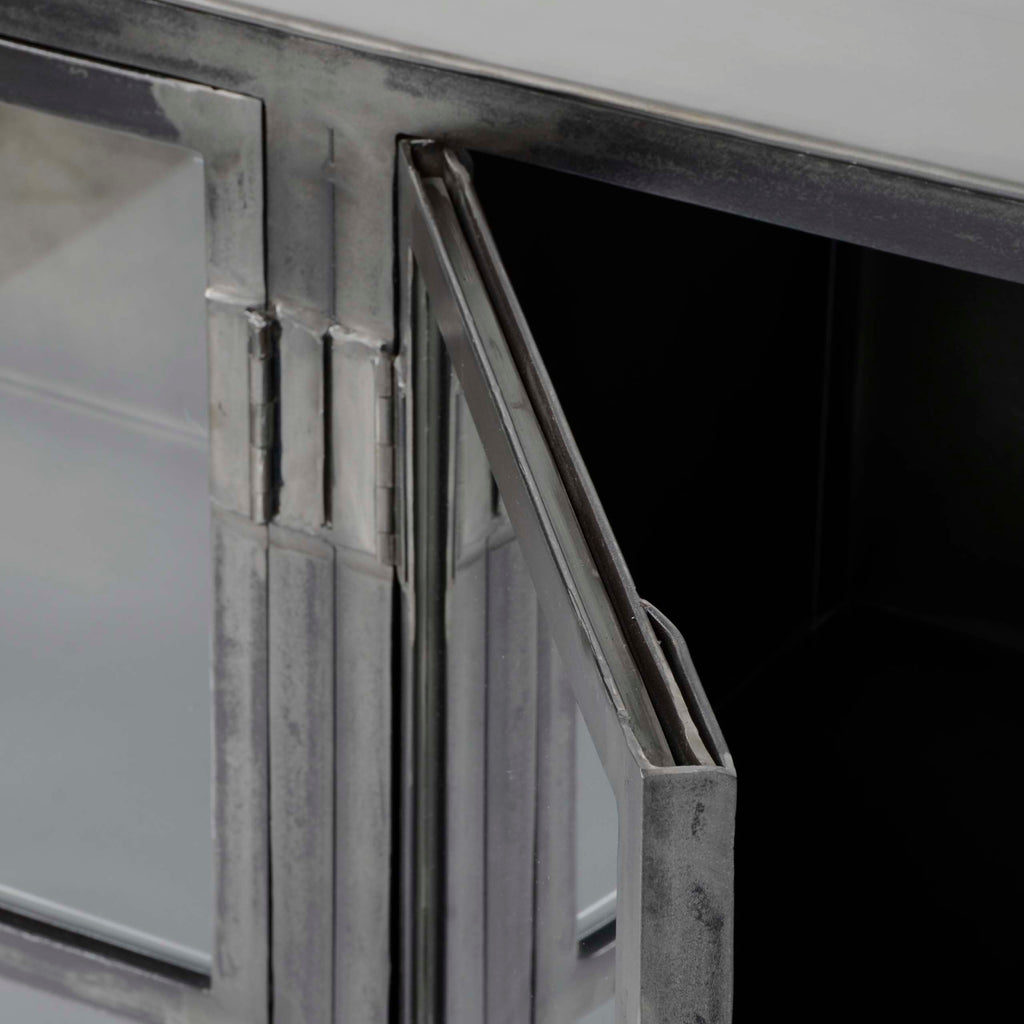 Vitrine Rift Metall 2 Türen