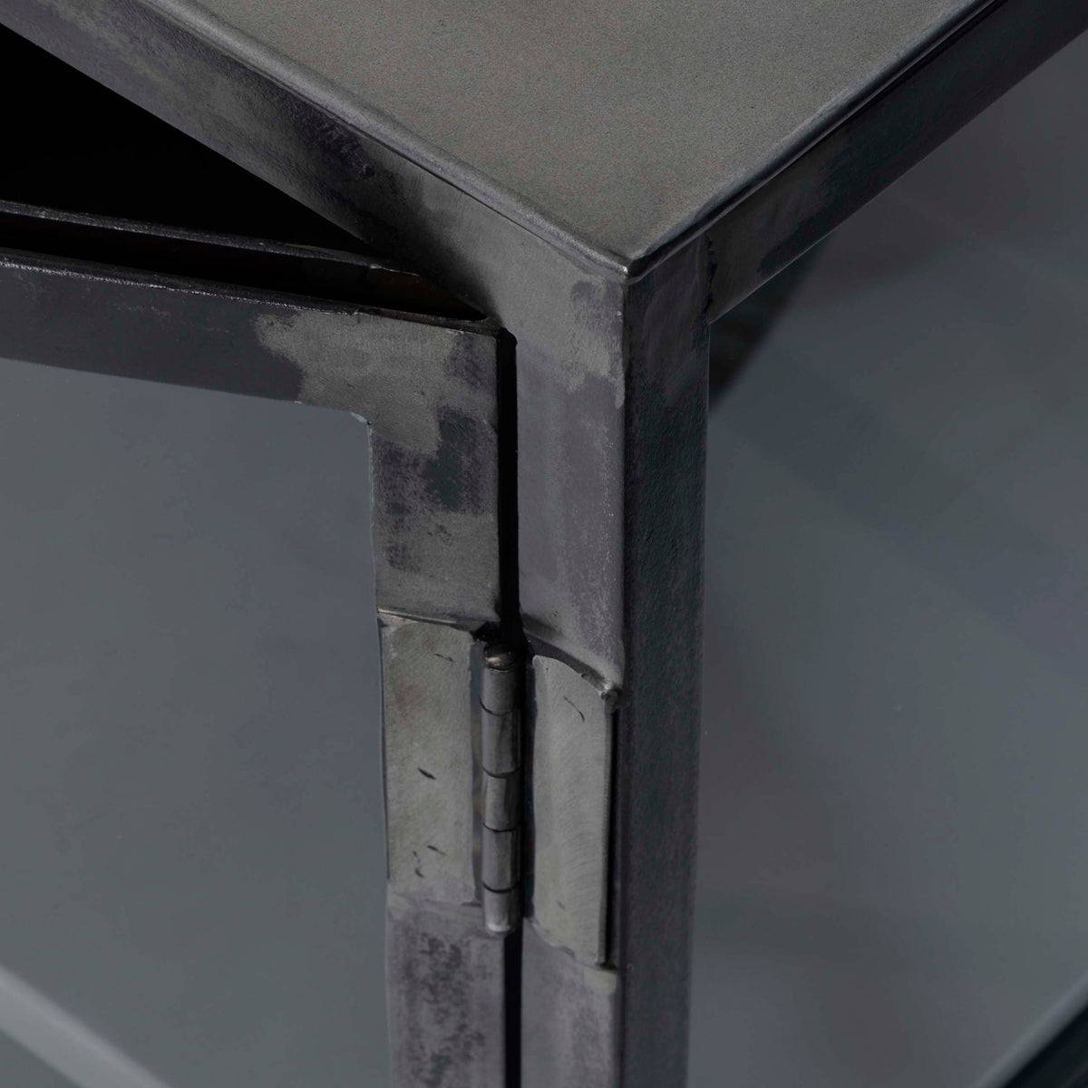 Vitrine Rift Metall 2 Türen