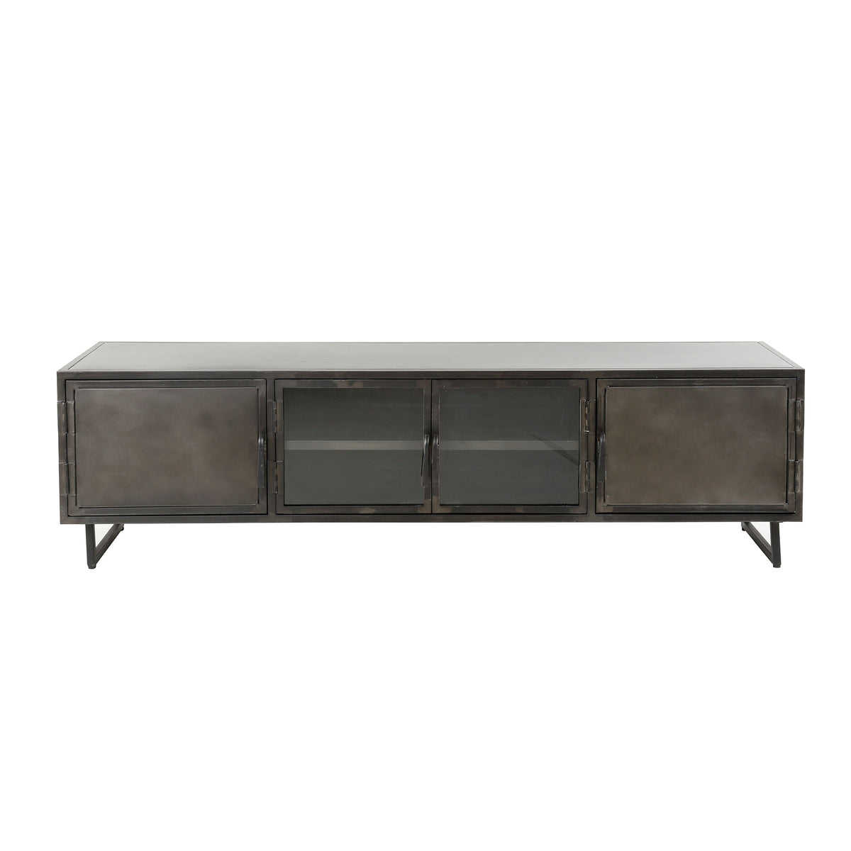 TV-Schrank Rift Metal mit 4 Türen