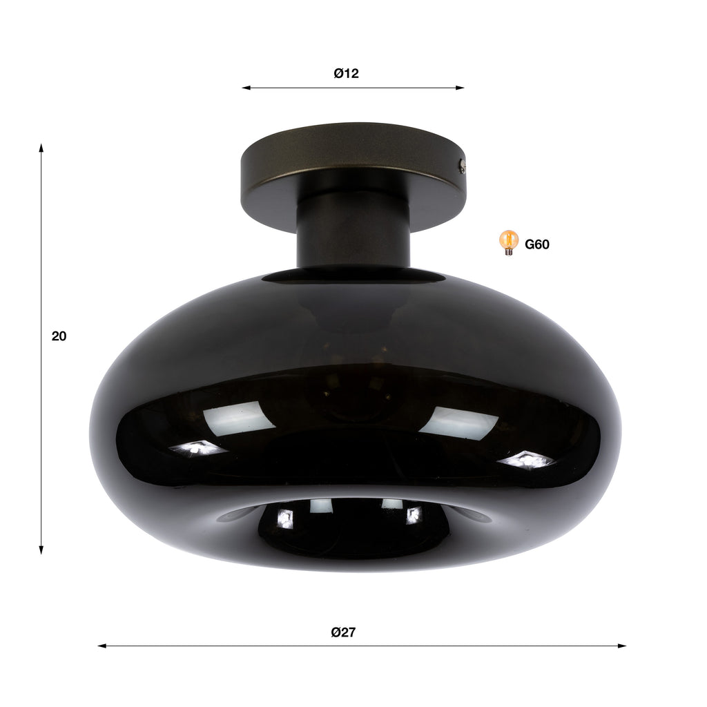 Ceiling light, 1 socket
