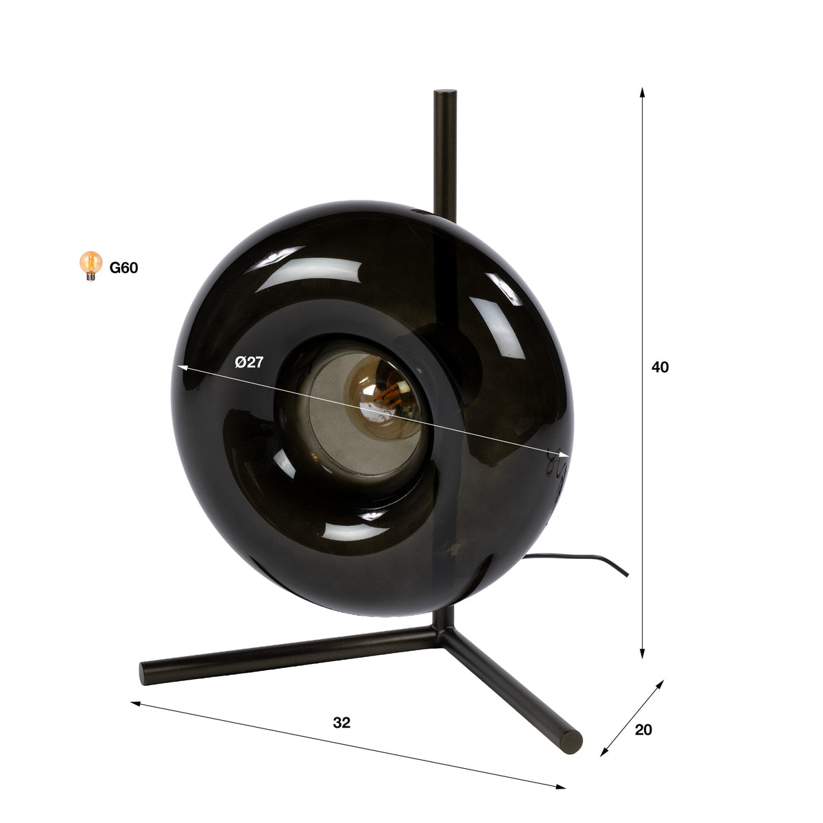 Table lamp E14 socket