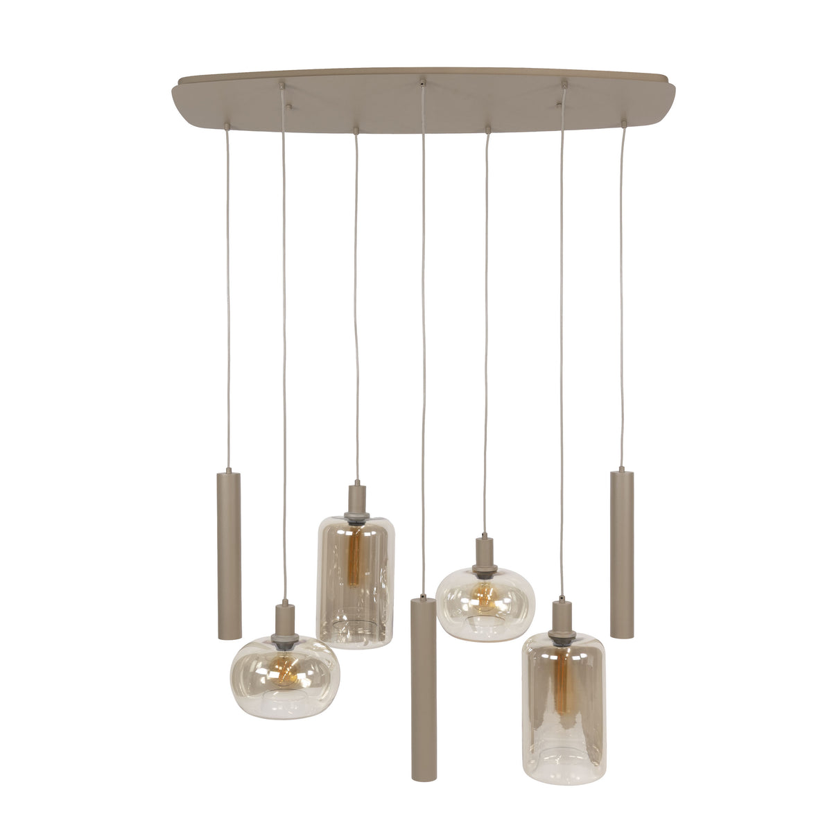 Serene Pendant Lamp 4+3 Sockets