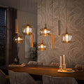 Pendant light Serene 5+4 sockets