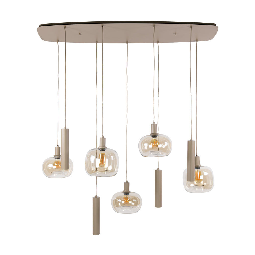 Pendant light Serene 5+4 sockets