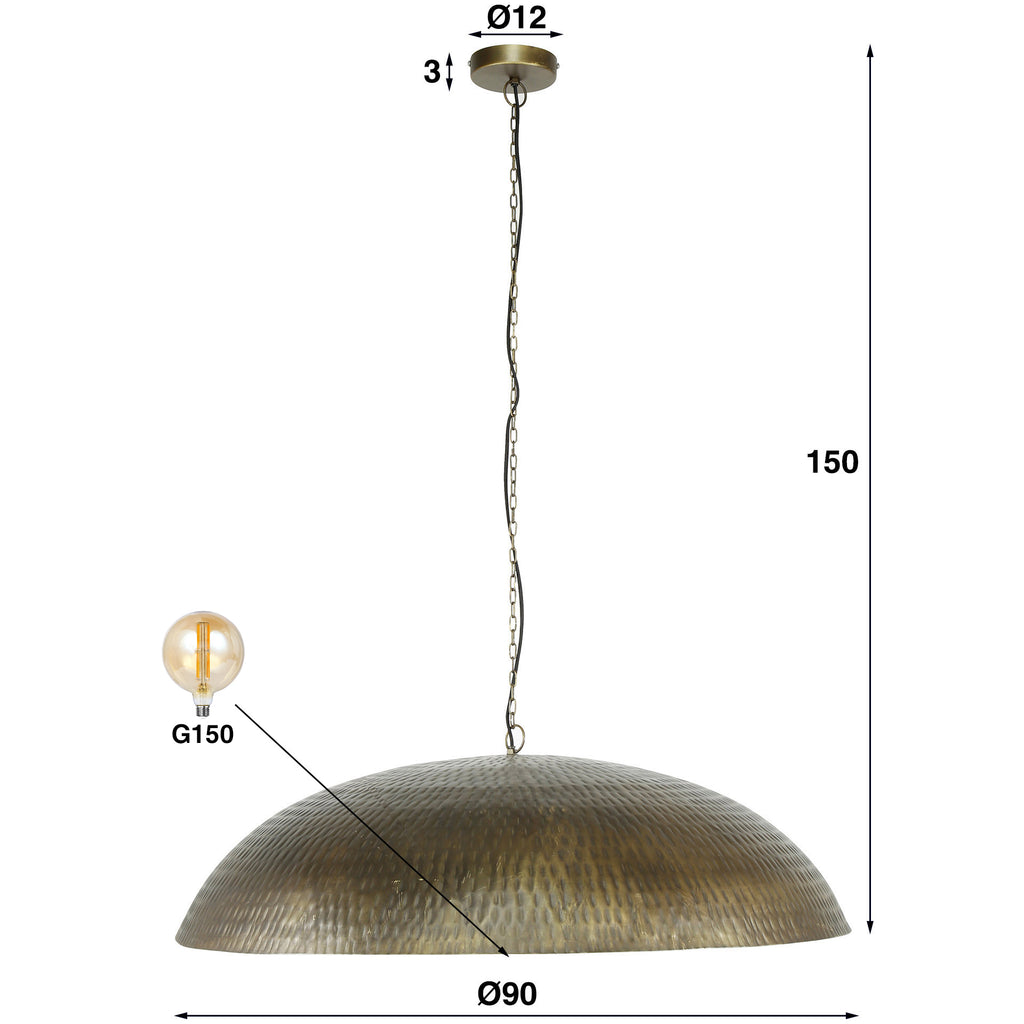 Pendelleuchte Cupola 1-Fassung Ø90cm