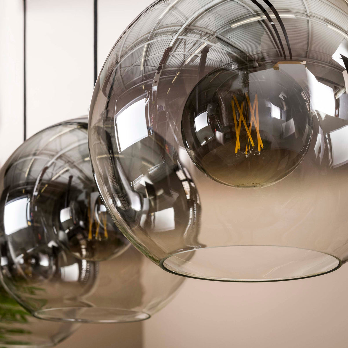 Pendelleuchte Bubble Shaded 3-Fassungen