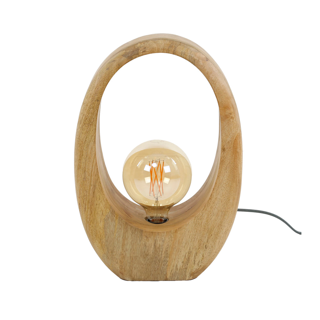 Tischleuchte Arch Wood L 1-flammig