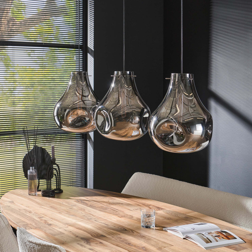 Pendelleuchte Dent Glass 3-Fassungen