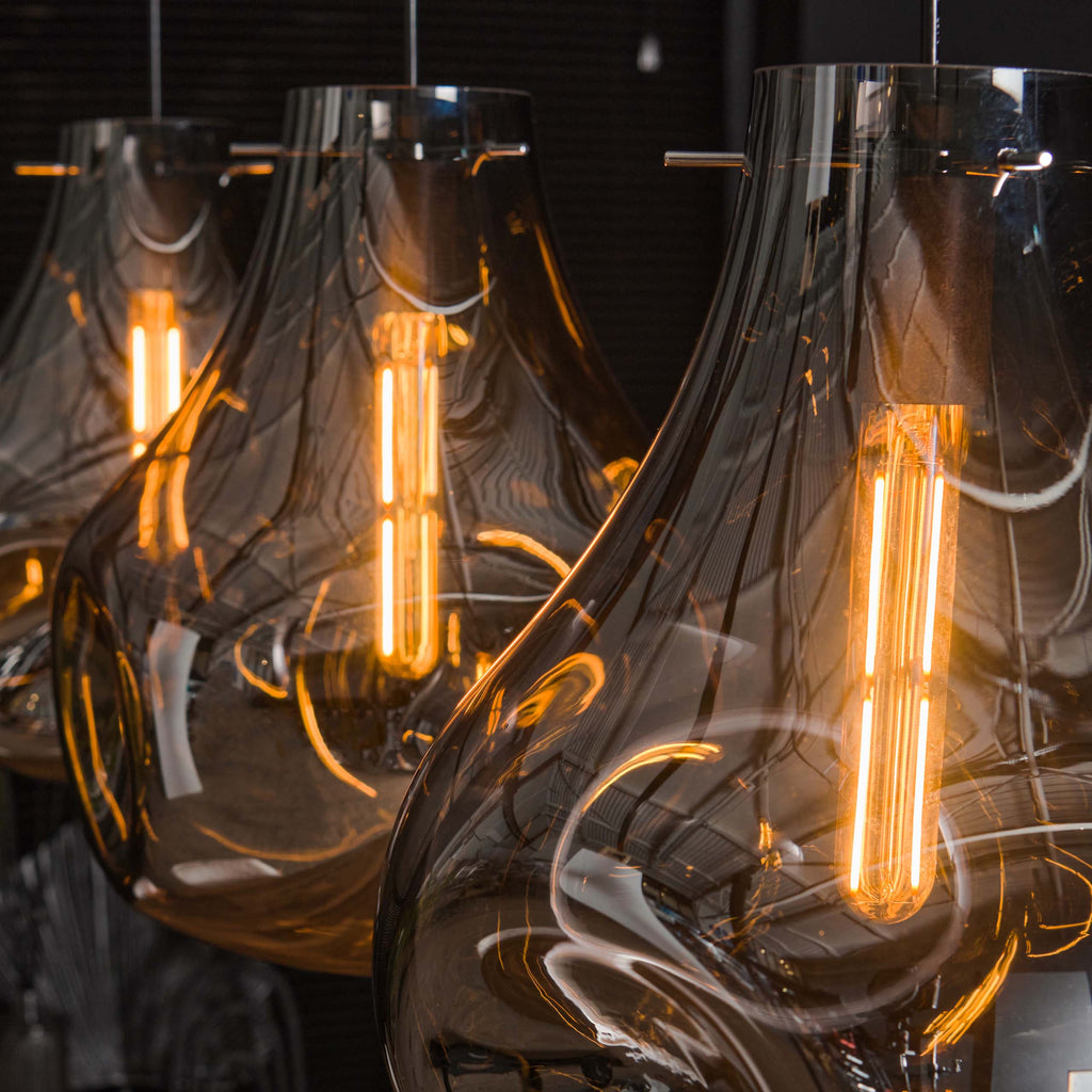 Pendelleuchte Dent Glass 3-Fassungen