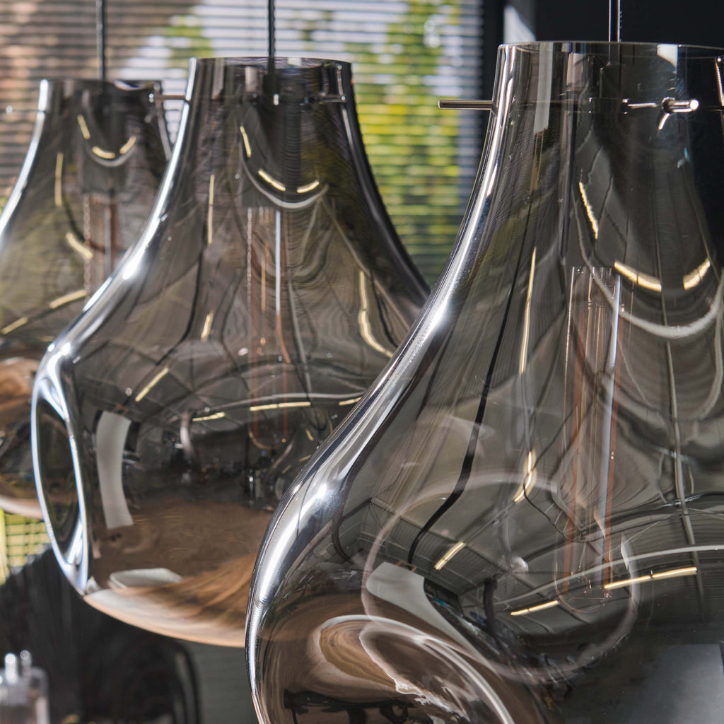 Pendelleuchte Dent Glass 3-Fassungen