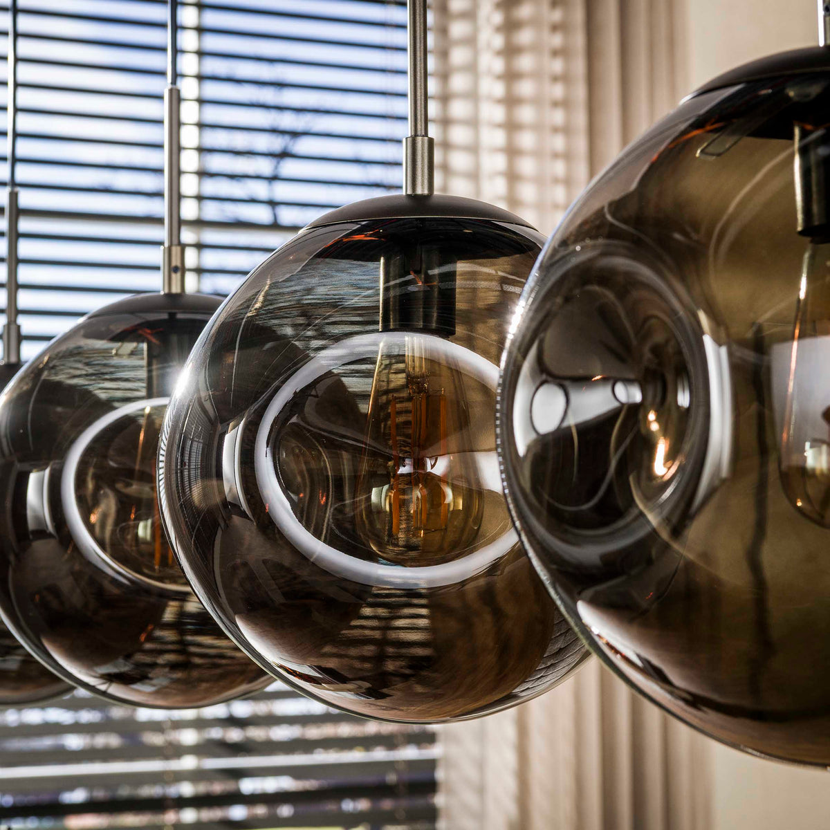 Pendant Lamp Stellar 4-Bulb Sockets