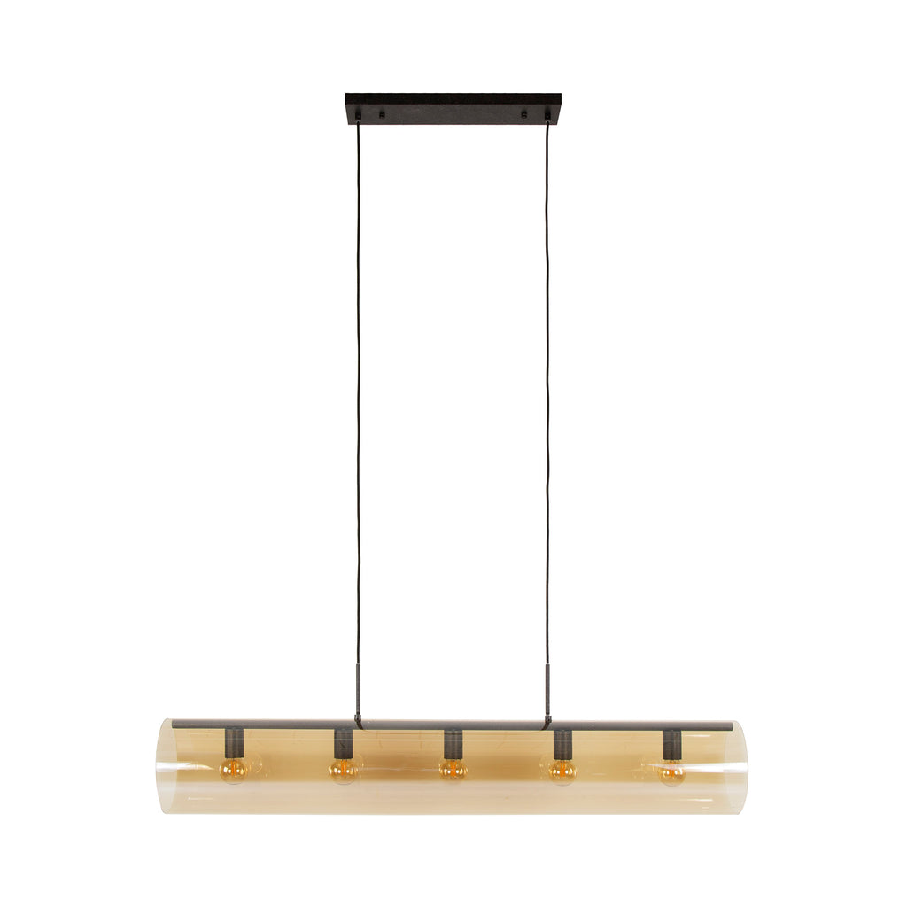 Pendelleuchte Tube Glass 5-flammig