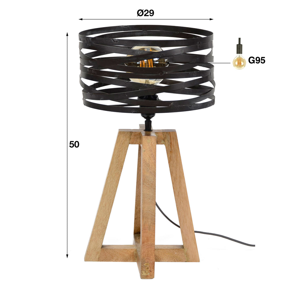 Table lamp Twist 1-socket
