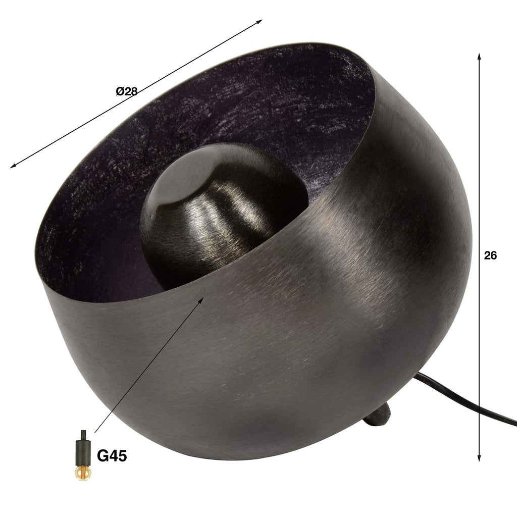 Tischleuchte Basket 1-flammig Ø28cm