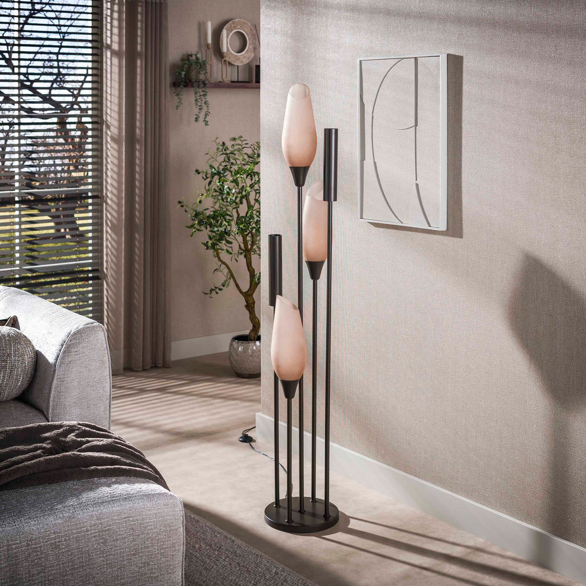 Stehleuchte Cocoon 5-flammig