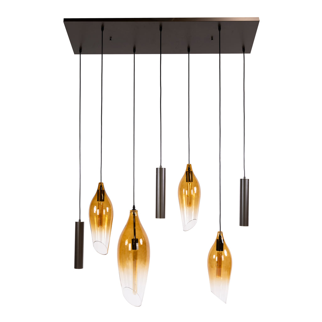 Pendelleuchte Cocoon pendel 4+3-Fassungen