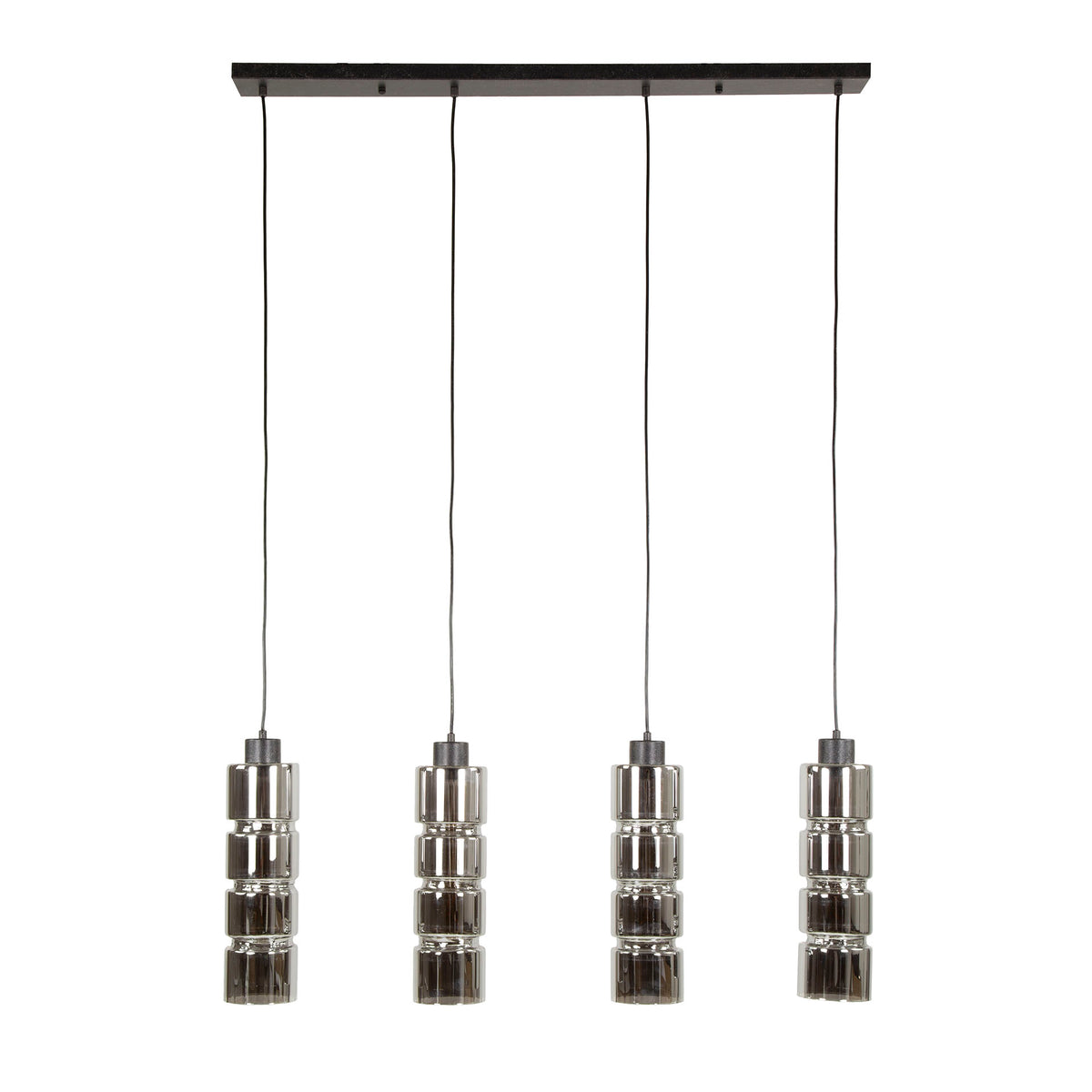 Pendelleuchte Cylinder Glass, 4-flammig