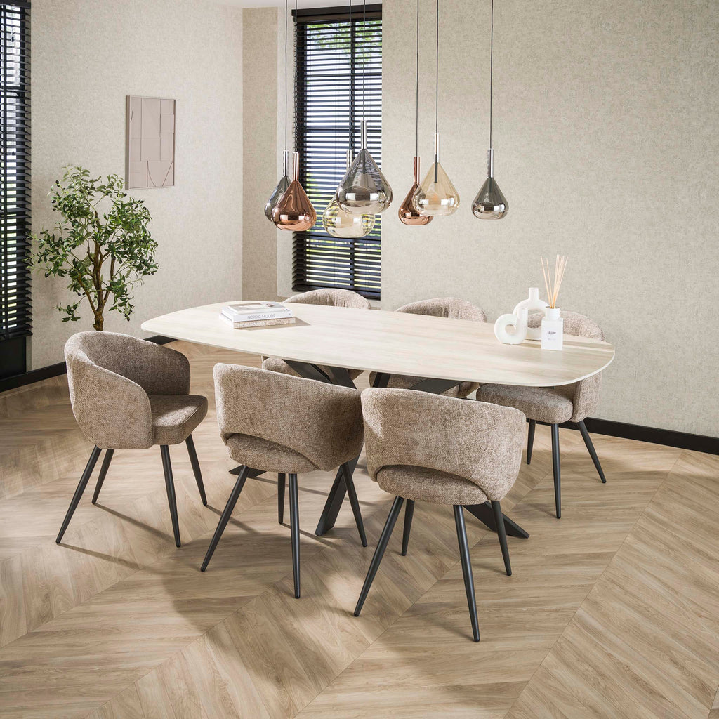 Pendant lamp Wings 4+3 sockets