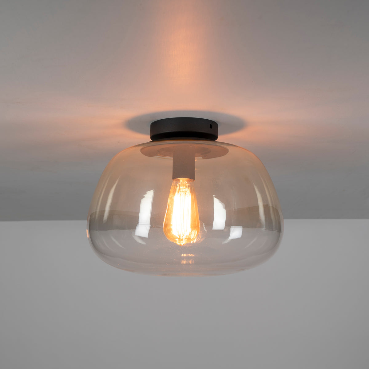 Pulse Shaded Ceiling Light 1-Socket