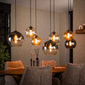Pendelleuchte Multi Globe 4+3-flammig