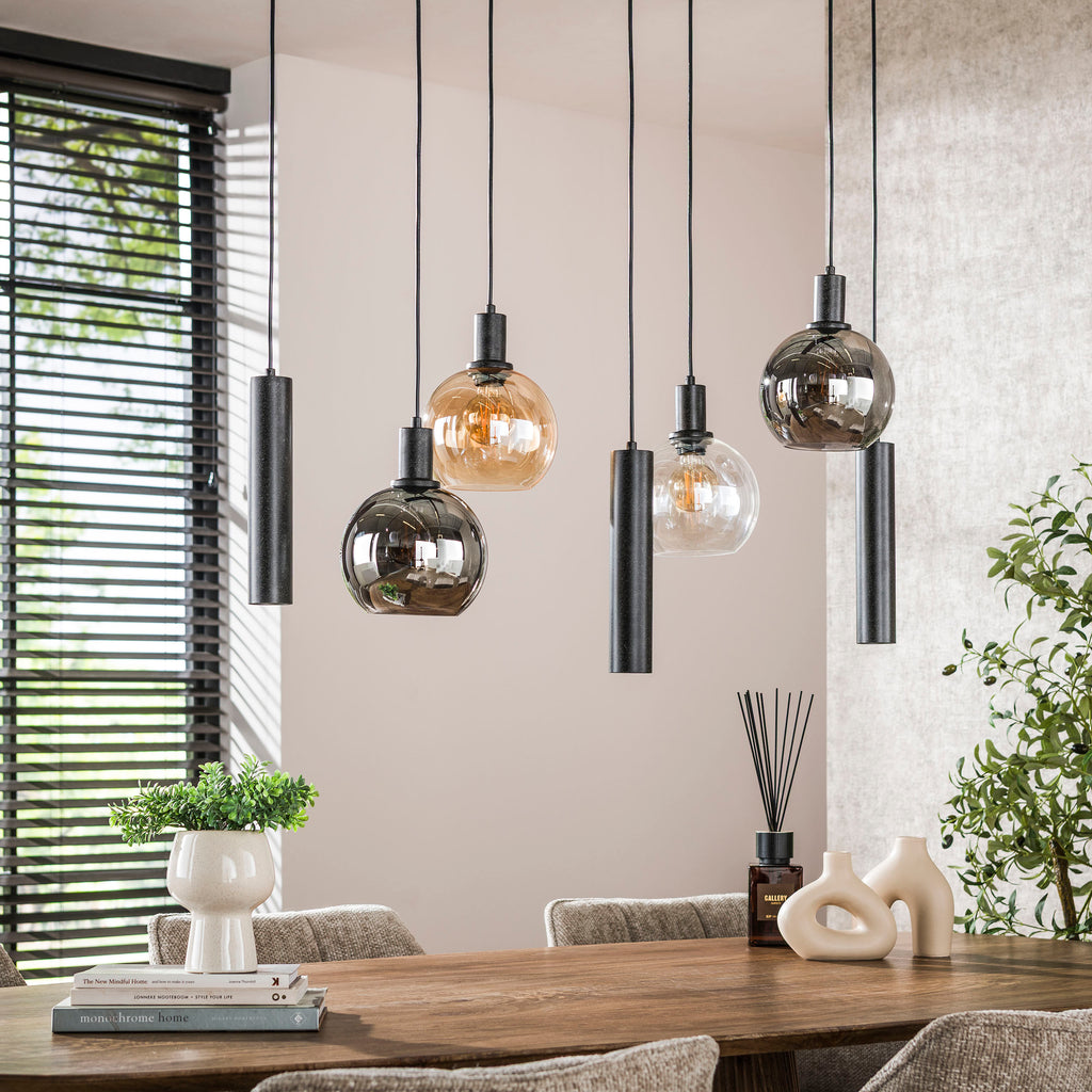 Pendant Lamp Sfera Tricolore 4+3 Sockets