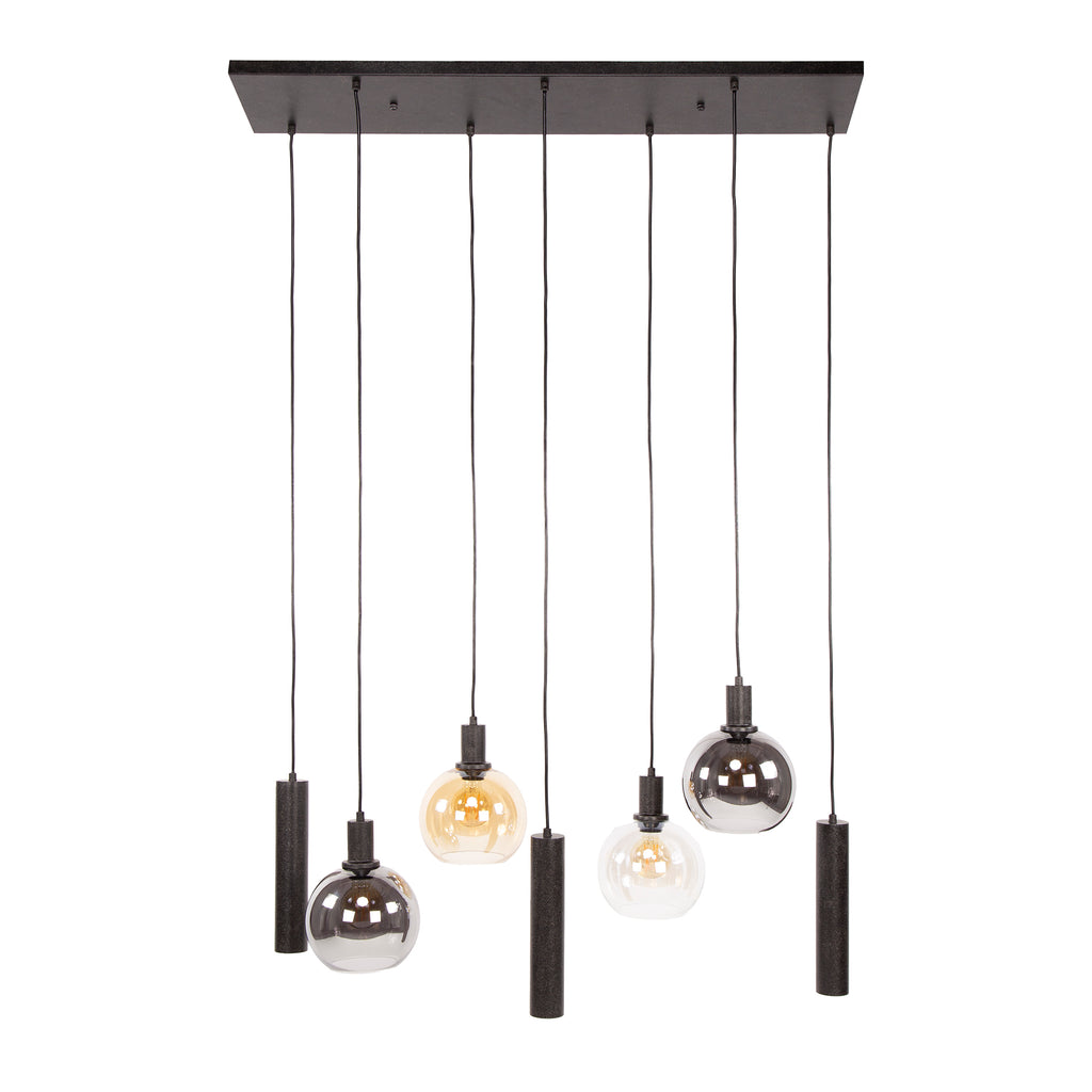 Pendant Lamp Sfera Tricolore 4+3 Sockets