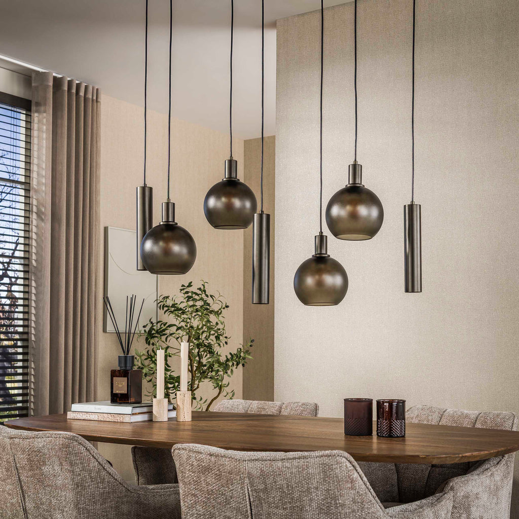 Pendant Lamp Sfera Tricolore 4+3 Sockets